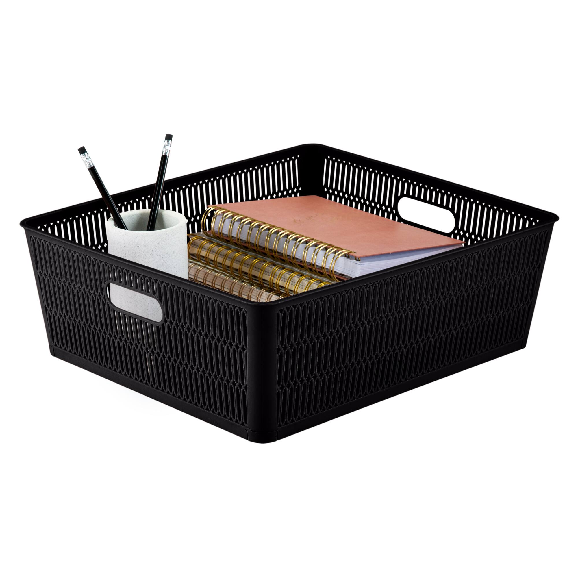 Simplify Slide 2 Stack It Shallow Tote Baskets